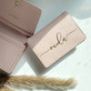 Leather Card Holder (Calligraphy)